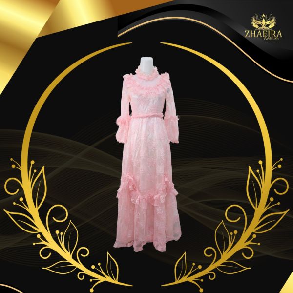 GAUN PINK VINTAGE