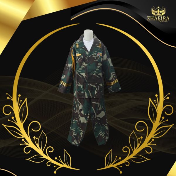 KOSTUM TNI LORENG ANAK