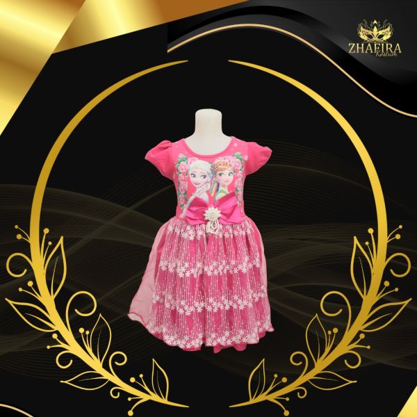 DRESS FROZEN PINK
