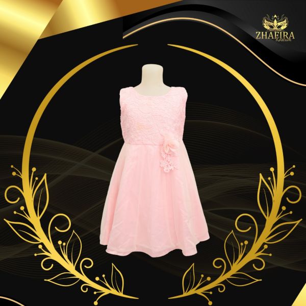 GAUN ANAK PINK