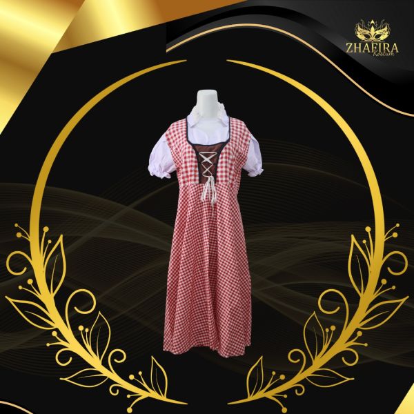 DRESS ITALIA KOTAK KOTAK