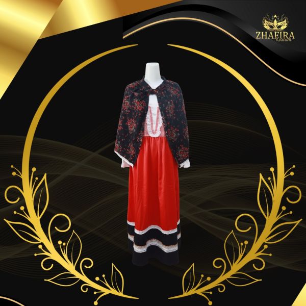 DRESS BELANDA CLEMEK HITAM