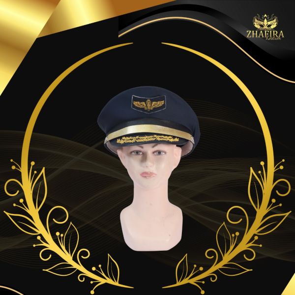 TOPI HITAM GOLD