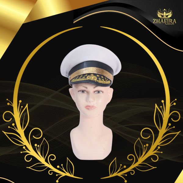 TOPI SERAGAM PUTIH POLOS