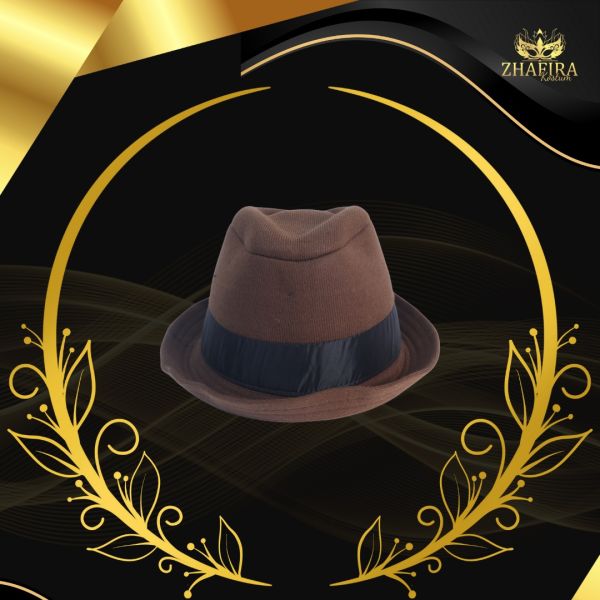 TOPI FEDORA COKLAT