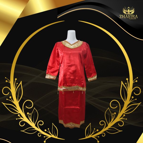 BAJU ADAT SUMATRA PEREMPUAN MERAH