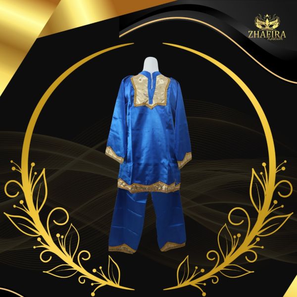 BAJU ADAT MINANG LAKI LAKI BIRU TUA