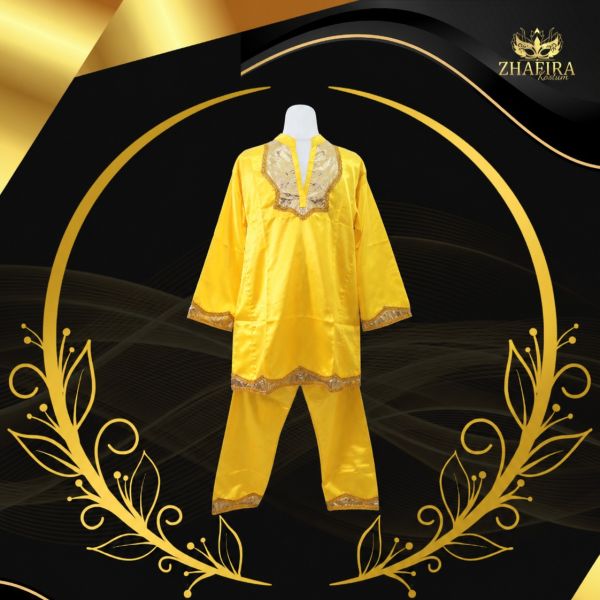 BAJU ADAT MINANG LAKI LAKI KUNING