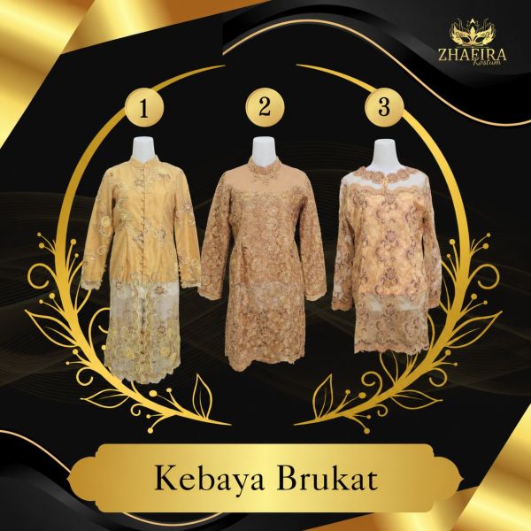 KEBAYA BROKAT COKLAT