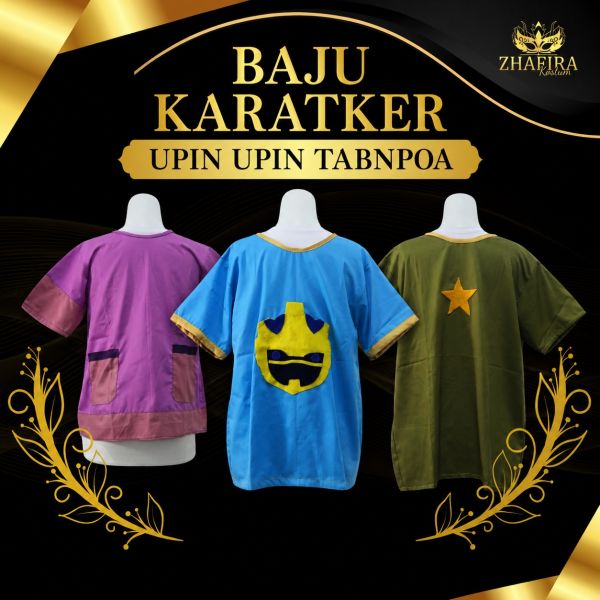 BAJU KARATKER UPIN IPIN SET