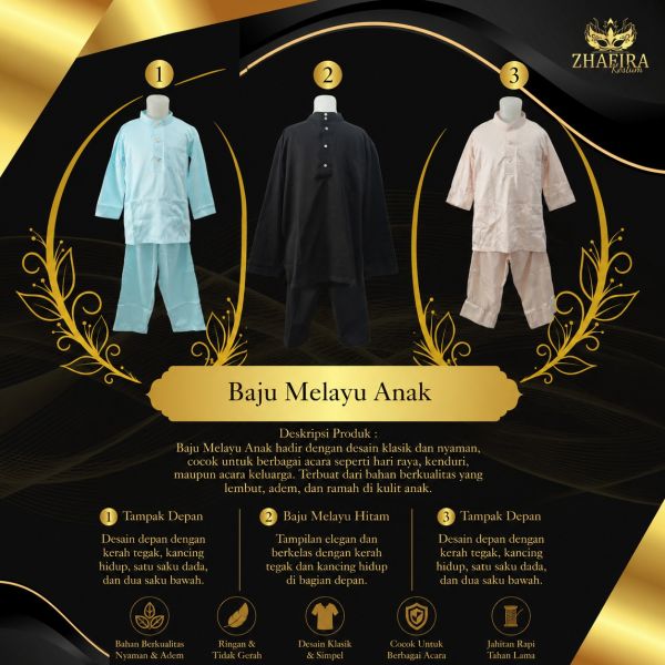 BAJU MELAYU ANAK